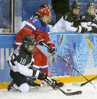 Japan knocked out of medal rounds by Russia in women's ice hockey prelim