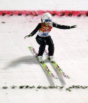 Japan's Takanashi competes in women's normal hill