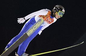 Japan's Yamada competes in women's normal hill