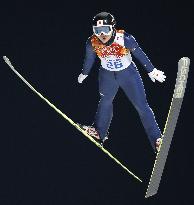 Japan's Ito jumps in women's normal hill