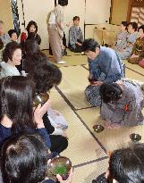 Large tea ceremony held in Japan's ancient capital Nara