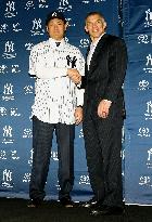 Yankees present Tanaka at Yankee Stadium