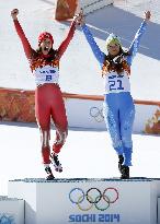 Gisin of Switzerland, Maze of Slovenia share gold in women's downhill