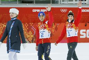 Japan's Watabe wins silver in Nordic combined normal hill