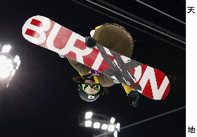 Japan's Okada 5th in women's snowboard halfpipe