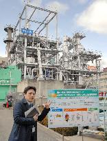 Test plant to generate power with sludge-burning heat completed in Osaka