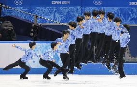 Hanyu's jump in men's figure skating