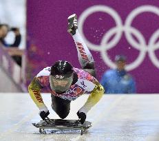 Japan's Takahashi in men's skeleton in Sochi