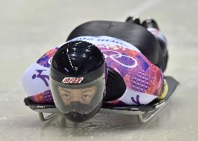 Japan's Takahashi in men's skeleton in Sochi