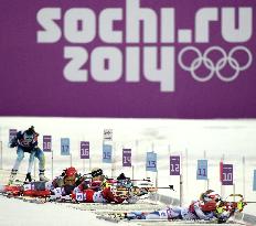 Japan's Nakajima in women's biathlon 15km