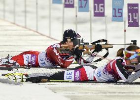 Japan's Kobayashi in women's biathlon 15km