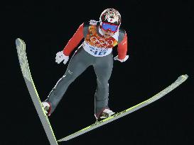 Japan's Takeuchi in men's large hill