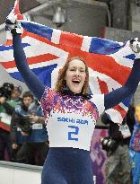 Britain's Yarnold wins skeleton gold at Sochi