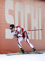 Japan's Watabe practices for Nordic combined large hill