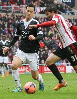 Southampton's Yoshida in action in FA Cup game