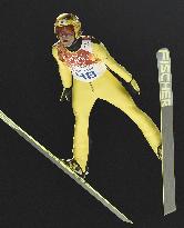 Japan's Kasai takes silver in men's large hill jump
