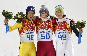 Winter Olympics men's large hill jump medalists