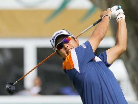 Japanese golfer Matsuyama tees off in Northern Trust Open