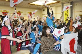People in Hokkaido town rejoice at Kasai's silver medal