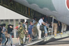 Japanese evacuation drill in Thailand