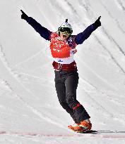 Czech Republic's Samkova wins Olympic women's snowboard cross