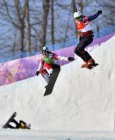 Czech Republic's Samkova wins Olympic women's snowboard cross