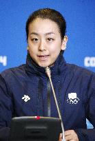 Japan's Asada meets press in Sochi