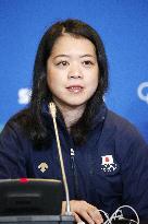 Japan's Suzuki meets press in Sochi