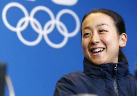 Japan's Asada meets press in Sochi