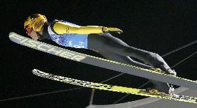 Japan's Kasai in team ski jumping at Sochi Games