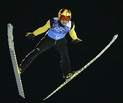 Japan's Kasai flies in team ski jumping at Sochi Games