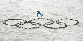 Japan's Shimizu in team ski jumping at Sochi Games