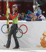 Japan's Takeuchi in team ski jumping at Sochi Games