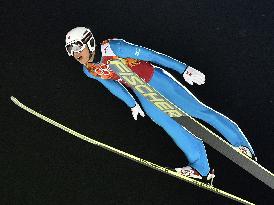 Japan's Shimizu in team ski jumping at Sochi Games