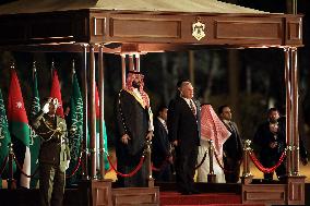 JORDAN-AMMAN-KING-SAUDI CROWN PRINCE-VISIT