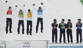 Germany wins gold in men's team ski jumping in Sochi
