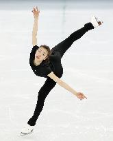 South Korea's Kim prepares for women's short program