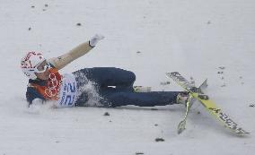 Japan's Kato hurt in Nordic combined large hill