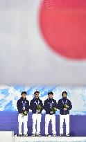 Japan captures bronze in team ski jumping in Sochi