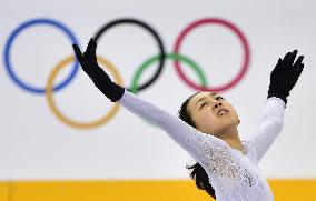 Japan's Asada prepares for women's short program