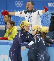 South Korea wins women's 3,000m short track relay