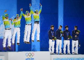 Germany wins gold in team ski jumping in Sochi