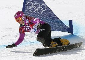 Takeuchi takes snowboarding giant slalom semis in stride