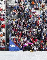 Takeuchi wins silver in women's parallel giant slalom snowboard