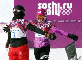 Takeuchi wins silver in women's parallel giant slalom snowboard