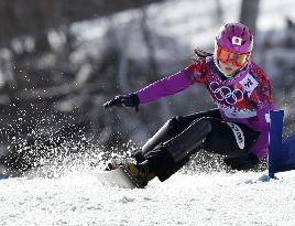 Japan's Takeuchi wins women's parallel giant slalom snowboard silver