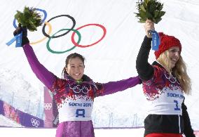 Japan's Takeuchi 2nd in snowboarding parallel giant slalom