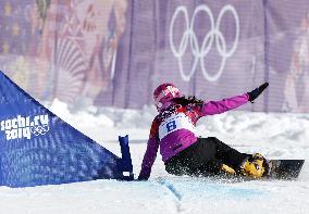 Japan's Takeuchi 2nd in snowboarding parallel giant slalom