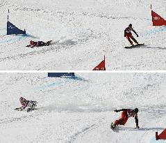 Japan's Takeuchi 2nd in snowboarding parallel giant slalom