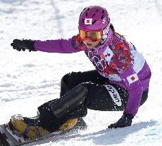 Japan's Takeuchi wins silver in women's parallel giant slalom